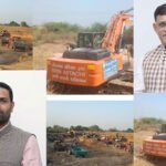 ઉર્જામંત્રી કૌશિકભાઈ વેકરીયાના સહયોગ અને ધારાસભ્ય શ્રી મહેશભાઈ કસવાલાના માર્ગદર્શન હેઠળ ચેકડેમો ઊંડા ઉતારવાની કામગીરી શરૂ