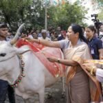 गांधी मंडेला फाउंडेशनने भारत लौटने परजैन आचार्य लोकेशजी का भव्य स्वागत किया।